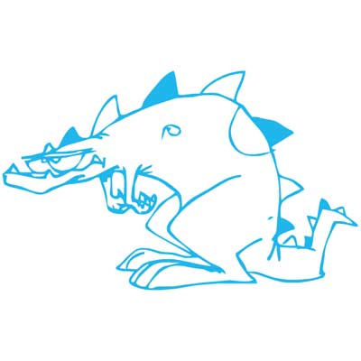 Sticker iguanodon