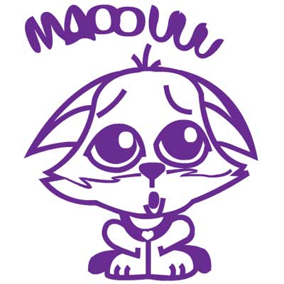 Sticker L&eacute;on le chaton 3