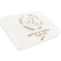 Coffret blanc personnalisé