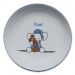 Assiette à bouillie en porcelaine personnalisée