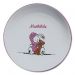 Assiette à bouillie en porcelaine personnalisée