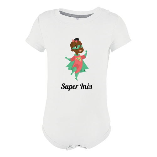 Body personnalisé bébé super héro