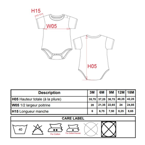 Body personnalisé bébé super héro