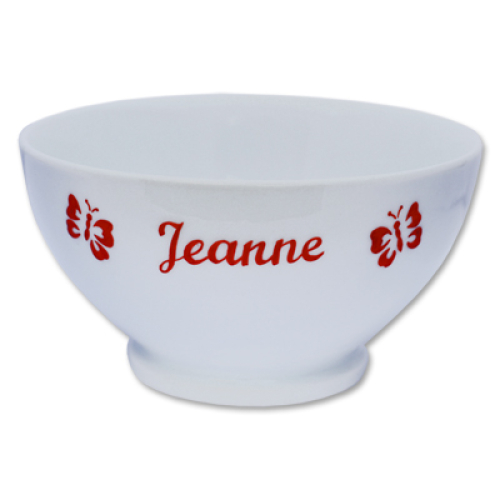 Bol en porcelaine personnalisé