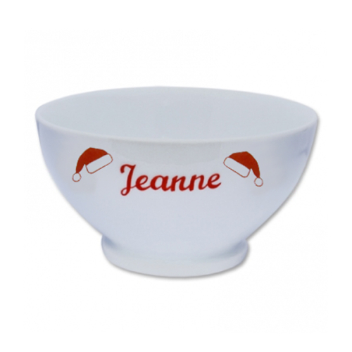 Bol en porcelaine de Noël