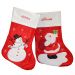 Botte de Noël brodée en feutrine 