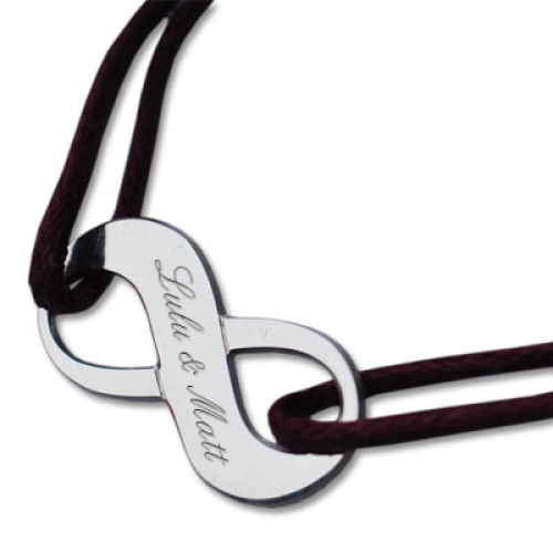 Bracelet infini personnalisé