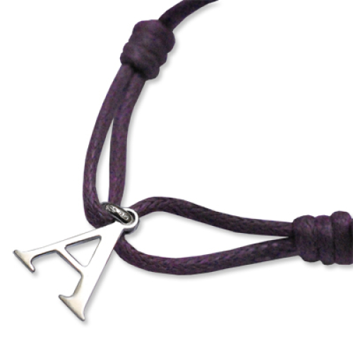 Bracelet initiale personnalisé