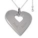 Pendentif coeur ajouré gravé