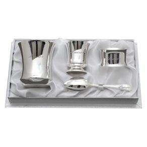 Coffret baptême contemporain 4 pièces Coffret baptême contemporain 4 pièces