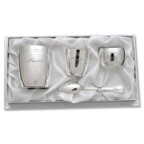 Coffret baptême tonneau 4 pièces Coffret baptême tonneau 4 pièces