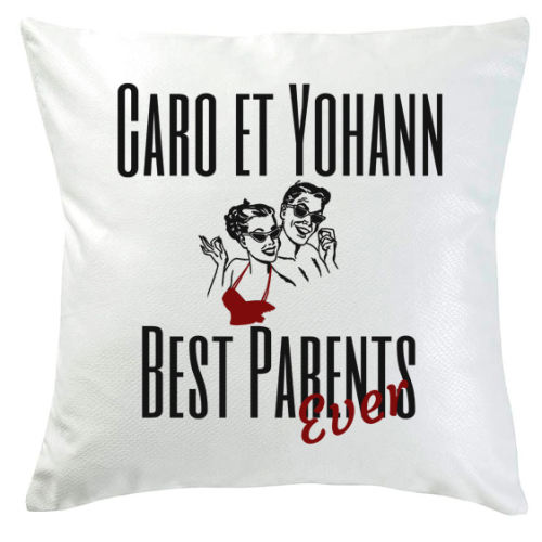 Coussin meilleure famille du monde