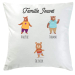 Coussin personnalisé oursons