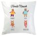 Coussin personnalisé oursons