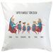 Coussin personnalisé super famille