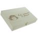 Coffret couverts gravé singes pirates fermé