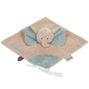 Doudou éléphant Axel brodé prénom