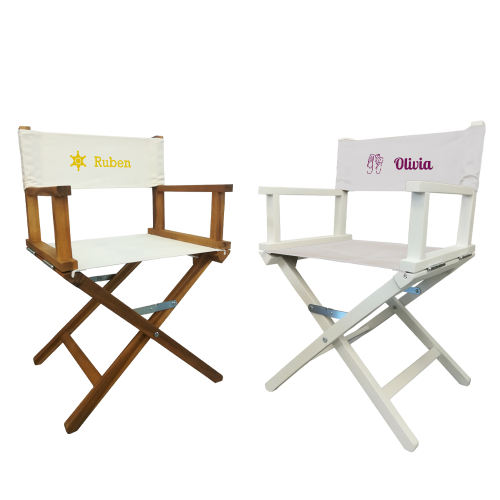 Fauteuil de cinéma enfant personnalisé motif prénom imprimé