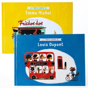 Livre enfant Tour d'Europe personnalisé