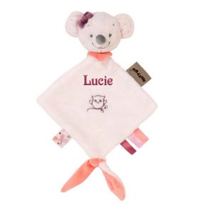 Mini doudou petite souris brodé