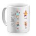 Mug personnalisé oursons