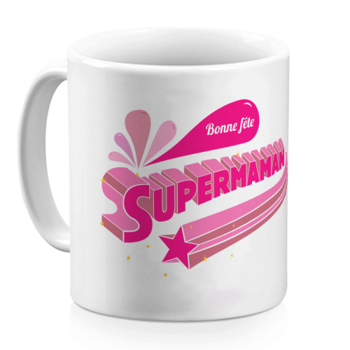 Mug Supermaman personnalisable