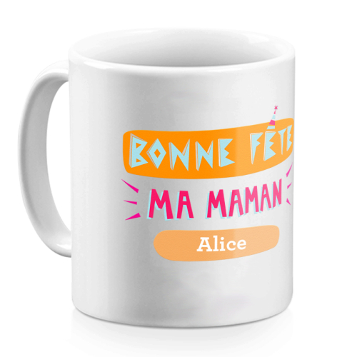 Mug fête des mères personnalisé