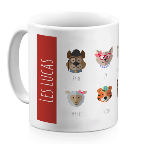 Mug personnalisé family jungle