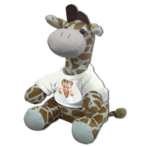 Peluche photo Girafe