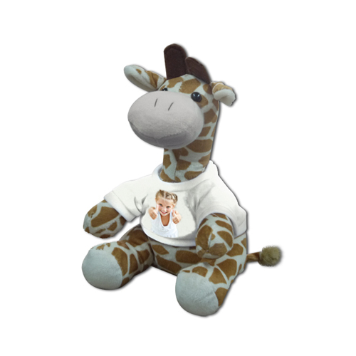 Peluche photo Girafe