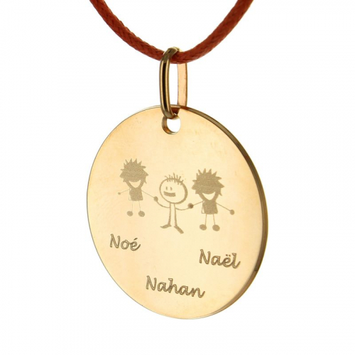 Bijoux personnalisés pendentif Alban 