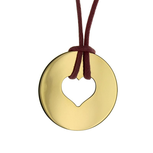 Pendentif grand jeton coeur