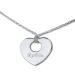 Pendentif petit coeur ajouré gravé