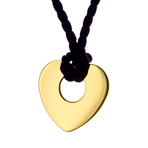 Pendentif petit coeur ajouré gravé