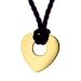 Pendentif petit coeur ajouré gravé