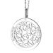 Pendentif fleurs des champs gravé