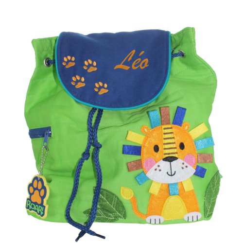 Sac à dos enfant Lion personnalisé 