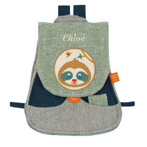 Sac � dos Paresseux brod� pr�nom