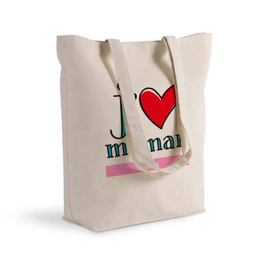 Tote bag personnalisé J'aime ma famille