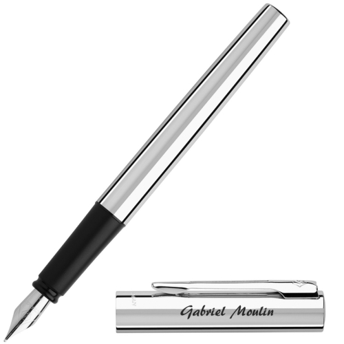 Stylo Waterman plume gravé