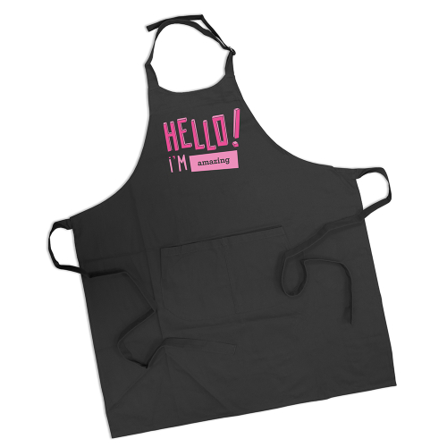 Tablier personnalisé design Hello