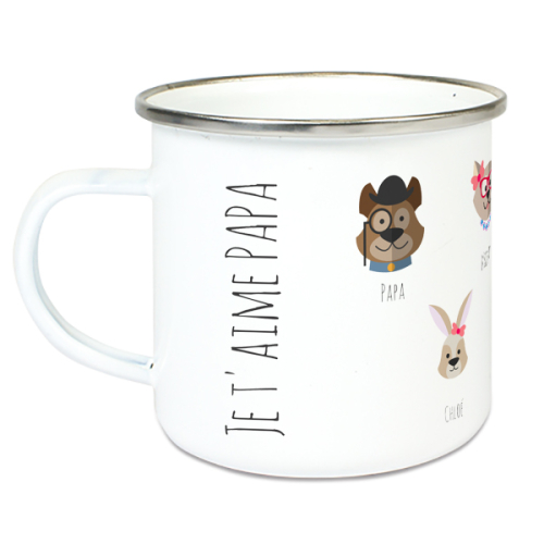 Tasse personnalisée family jungle