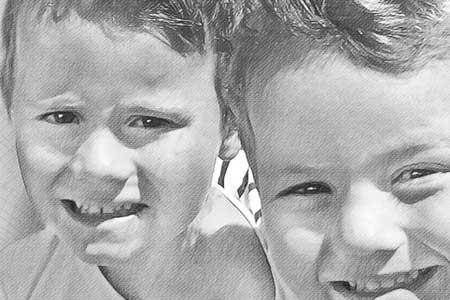 Portraits d'enfants