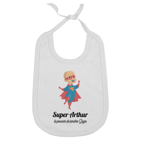 Bavoir personnalis bb super hro