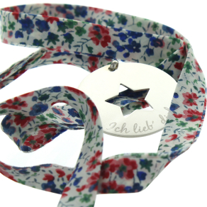 Pendentif grand jeton toile