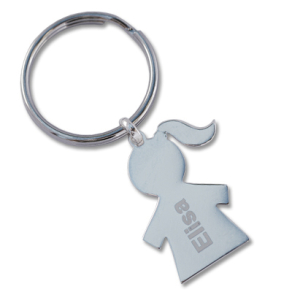 Porte-cls chrubin fille grav