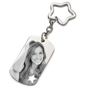 Porte-cls toile photo grav