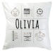 Coussin de naissance original