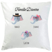 Coussin personnalisé family jungle