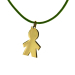 Pendentif chérubin garçon gravé